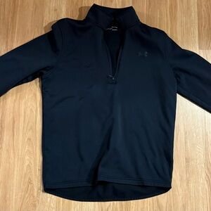 EUC Men’s Under Armour Men's Quarter-Zip Pullover - Black - Size Small